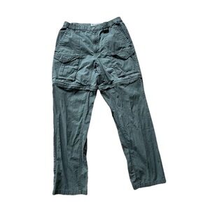 VTG Columbia Men's Green Convertible Cargo Pants Size 32 90s